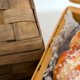 thumbnail image 3 of Cesta de picnic estilo francés, cestas de senderismo, caja de almacenamiento, mesa de tartas, decoración de alimentos, fotografía, hecha a mano, color madera, 3 of 5