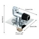 thumbnail image 3 of Adaptador de desagüe de piso de 3 vías de acero inoxidable 304 | Diámetro de tubería pequeño para lavadora y secadora | Filtro antiobstrucción y sello antiolores | Ajuste universal para lavandería y, 3 of 3