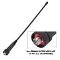 thumbnail image 2 of Antena UV de doble banda para walkie-talkie, SMA hembra, suave, para radio bidireccional, 2 of 11