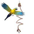 thumbnail image 2 of Juguete Campana de Animal de Loro Jaula de Pájaro Cuerda 1.1m Multicolor Sunnimix Cuerda de loro, 2 of 8