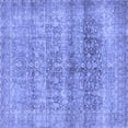 thumbnail image 1 of Ahgly Company Indoor Square Persian Blue Traditional Area Rugs, 4' Square, 1 of 4