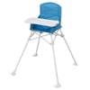 Regalo Portable Aqua High Chair with Attachable Tray and 3 Point Harness for Ages 6 to 36 Months