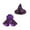 Purple, variant on Nebwoak Pet Halloween Costume for Dogs & Cats - Witch Cape with Hat, Purple Spooky Outfit, Halloween Pet Party Dress Up, Adjustable Fit