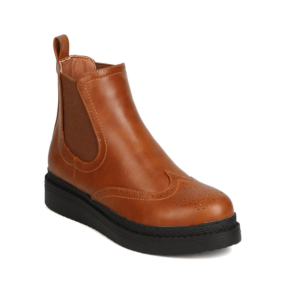 womens flatform chelsea boots