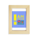 thumbnail image 1 of Soy de Fiji Escritorio de madera Arte Pintura 5x7 pies Marco de foto, 1 of 4