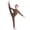 Brown, variant on Kids Boys Girls Mock Neck Long Sleeve Unitard Leotard Full Length Body Suit Gymnastics Dance wear Dark Grey 9-10