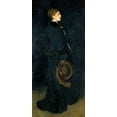 thumbnail image 2 of Whistler, James McNeill 17x32 Gold Ornate Wood Framed with Double Matting Museum Art Print Titled - Miss Rosa Corder, 2 of 4