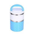 thumbnail image 3 of Thermal Lunch Box 2 Layer Stainless Steel Insulation Thermo Food Container Hot, 3 of 7