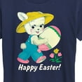 thumbnail image 3 of Instant Message - Vintage Happy Easter  - Women's Short Sleeve Graphic T-Shirt, 3 of 6