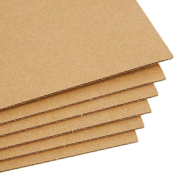 50 Pack Corrugated Cardboard Sheets 11 x 17, Large Flat Inserts, 2mm  Thickness