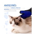 thumbnail image 2 of Guante Xtellar Removedor Quita Pelos Para Mascotas Masaje Perro Gato Color Azul, 2 of 6