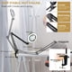 thumbnail image 3 of Lámpara de aumento LED con abrazadera, 1500 lúmenes regulable continua, 3 modos de color, lente de vidrio real de 4,3 ″ de 5 dioptrías, luz de lupa iluminada con brazo giratorio ajustable para, 3 of 7