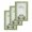 Gray Green, variant on Spring Easter Kitchen Dish Towels for Drying Dishes Set of 3, Easter Eggs Bunny Truck Botanical Burlap Waffle Weave Microfiber Hand Tea Bathroom Towels Quick Dry & Absorbent Towel 12x12