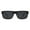Matte Black, variant on Kush Sunglasses Men's Shiny Black Oval Rectangular Lightweight Frame UV400