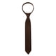 thumbnail image 4 of Corbata clásica lisa de negocios tejida, corbata delgada lisa para hombre, corbatas formales de punto marrón, 4 of 6