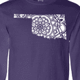 thumbnail image 4 of Inktastic Oklahoma Silhouette Mandala Long Sleeve T-Shirt, 4 of 5