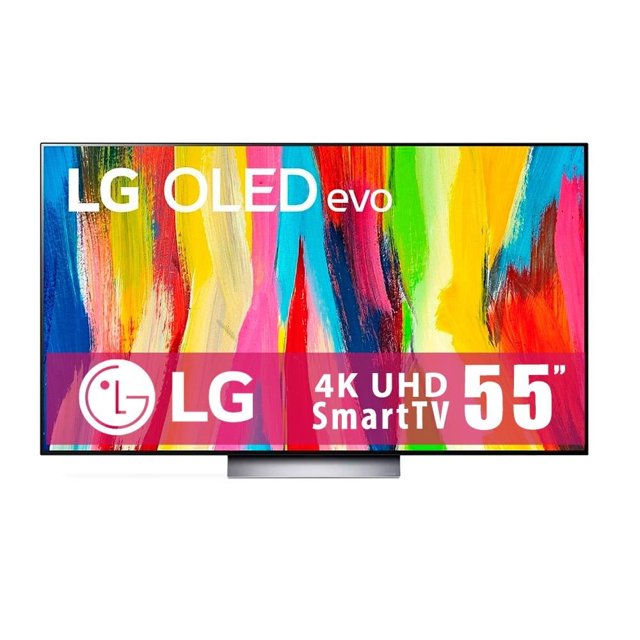 TV LG 55 Pulgadas 4K Ultra HD Smart TV OLED EVO 55C2PSA