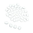 thumbnail image 1 of serony 50x Clear Nails Art Tips Polish Color Display Chart Board Glass Beads Oval M, 1 of 9