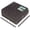 Black Carbon, variant on Sorbus Waterproof Wood Grain Foam Floor Tiles, 16 Tiles, 64 Sq Ft, Interlocking, Gray