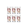 thumbnail image 1 of Set 6 Vasos High Ball Navideños De Vidrio 254 Ml M-89010 Baum Brothers M-89010, 1 of 2