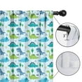 thumbnail image 4 of Blackout Kids Curtains,LightBlue Cartoon Dinosaurs Trees Stars Pattern Childrens Insulated Curtains Set Of 2,Bedroom Essentials,Toddler Room Decor 42"x54", 4 of 5