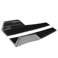 thumbnail image 3 of Gupbes Winglet Wing,Rocker Splitters,Pair Universal Side Skirt Rocker Splitter Side Winglet Wing Diffuser Car Body Kit Glossy Black 17.7x3.3in, 3 of 8