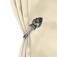 thumbnail image 3 of Alonzo Curtain Holdback Pair in Satin Nickel, 3 of 3