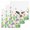 Green, variant on Purple Easter Kitchen Dish Towels for Drying Dishes Set of 4, Spring Botanical Floral Rabbit Butterfly Waffle Weave Microfiber Hand Tea Bathroom Towels Quick Dry & Absorbent Towel 12x12