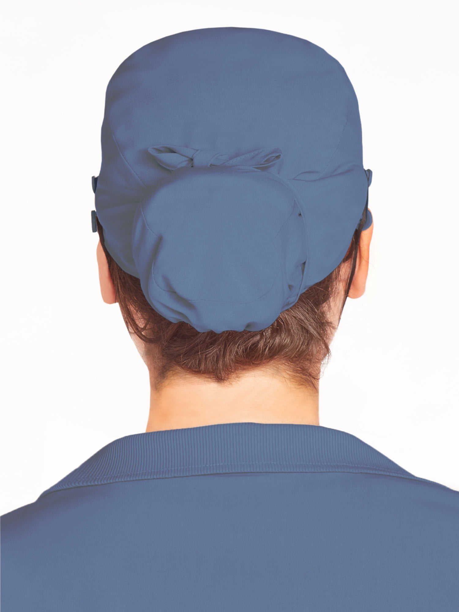 Reebok Women's Scrub Cap Surgery Cap with Hair Pouch and Drawstring, 1 Pack, One Size