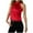 Red, variant on TTUHYWXI Women's Halter Tank Tops Satin Silk Backless Sleeveless Summer Camisole Going Out Top (Red, S)
