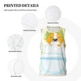 thumbnail image 3 of Naloa Corgi In The Shower Cap Bathing Basketball Jersey Reversible Men's Mesh Athletic Sports Shirts Training Practice S-4XL4X-Large, 3 of 6
