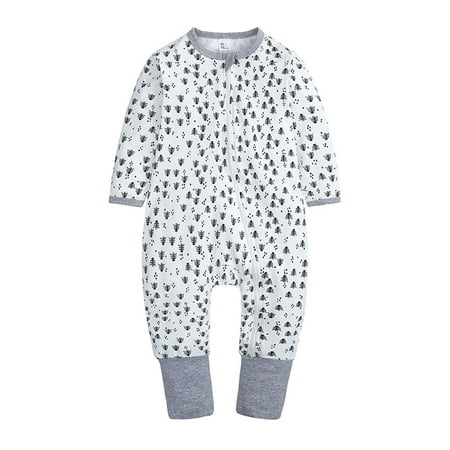 

Gift for Baby Newborn Juebong Newborn Baby Boys Girls Long-sleeve Cartoon Romper Jumpsuit Clothes Outfits Gray 6-12 Months