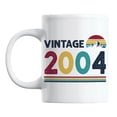 thumbnail image 1 of Vintage 2004 feat Retro Sunset with Mountain, Birth Year Coffee & Tea Mug (11oz), 1 of 6