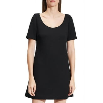 Theory womens A-Line Wrap Dress, 0, Blue - Walmart.com