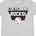 thumbnail image 4 of Inktastic Cleveland Rocks with Baseball Boys or Girls Toddler T-Shirt, 4 of 5