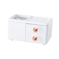 thumbnail image 3 of Bonita caja organizadora de escritorio de gran capacidad con cajón para organizar tus artículos de papelería. oso blanco, 3 of 9