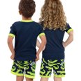 thumbnail image 3 of LazyOne Short-Sleeve Summer Pajama Sets for Girls and Boys, Unisex, Alligator, 3 of 7