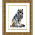 thumbnail image 1 of Shefranov, Olga 15x18 Gold Ornate Wood Framed with Double Matting Museum Art Print Titled - Wolf IV, 1 of 4