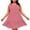 Pink, variant on fheaev Summer Dresses for Women Camisole Dress Loose Sundresses Beach Clothes Outfit Vacation Round Neck Knee-Length Tank Dress Swing Midi Dress