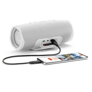 JBL Charge 4 Portable Waterproof Wireless Bluetooth Speaker - White