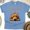 CarolinaBlue, variant on Beautiful Dog Face Cartoon Graphic T-Shirt for Adults, Dark Heather, Size S