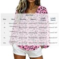 thumbnail image 3 of Lnmiateer Print V Neck Long Sleeve Tunic for Women Loose Fit Breathable Casual Trendy Streetwear Fashion Daily Blouse, 3 of 6