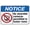 Warning Sign 4, variant on No Welding Allowed in This Area Sign - 8"x12" Caution Construction Metal Tin Sign for Home or Work, Industrial Zone, Welding Prohibition