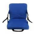 thumbnail image 1 of 2 Piece Rocking Chair Cushions Outdoor Folding Fishing Chair Seat & Back Pad blue, 1 of 10