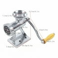 thumbnail image 2 of Miumaeov Heavy Duty Meat Grinder Mincer Stuffer Manual Hand Crank Sausage Filler Kitchen Sauce Maker Machine Aluminum Alloy, 2 of 22