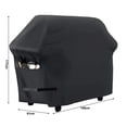 thumbnail image 4 of Mosiee Housse de Barbecue Extérieure Robuste 210D Imperméable avec Poche, 4 of 9