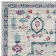 thumbnail image 5 of SAFAVIEH Madison Gladys Floral Bordered Area Rug, Light Grey/Fuchsia, 8' x 10', 5 of 7