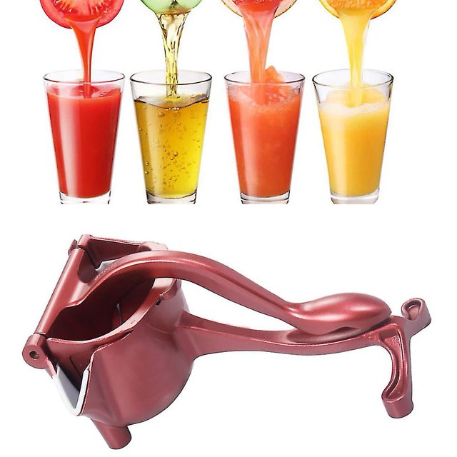 Exprimidor manual de jugo de fruta de sandía y limón manual de acero inoxidable, 11 Feliz Sencillez