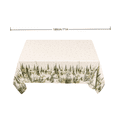 thumbnail image 3 of Christmas Tablecloth, Christmas Printed Holiday Table Cover, Xmas Table Cloth for Dinner Party, Kitchen Home Christmas Decor, 3 of 7