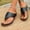 Black, variant on KIJBLAE Women's Sparkly Shiny Accent Wedge Flip Flops, Thick Sole Wide Width Comfort Casual Summer Beach Outdoor Slippers White 42